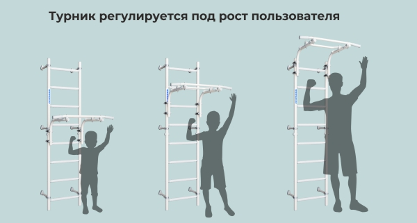 Турник-брусья 2 в 1