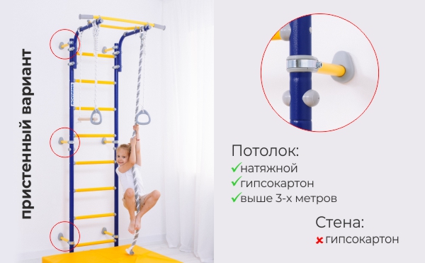 К стене, враспор