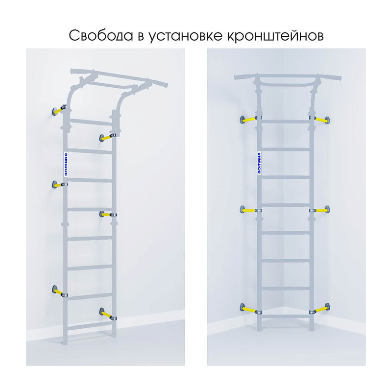 Комплекс «Шведская стенка ROMANA Некст Графит» Комплекс «Шведская стенка ROMANA Некст Графит»